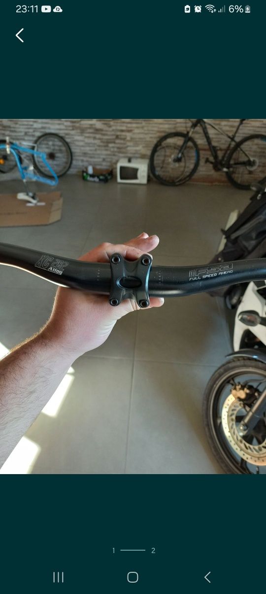 Avanço para guiador