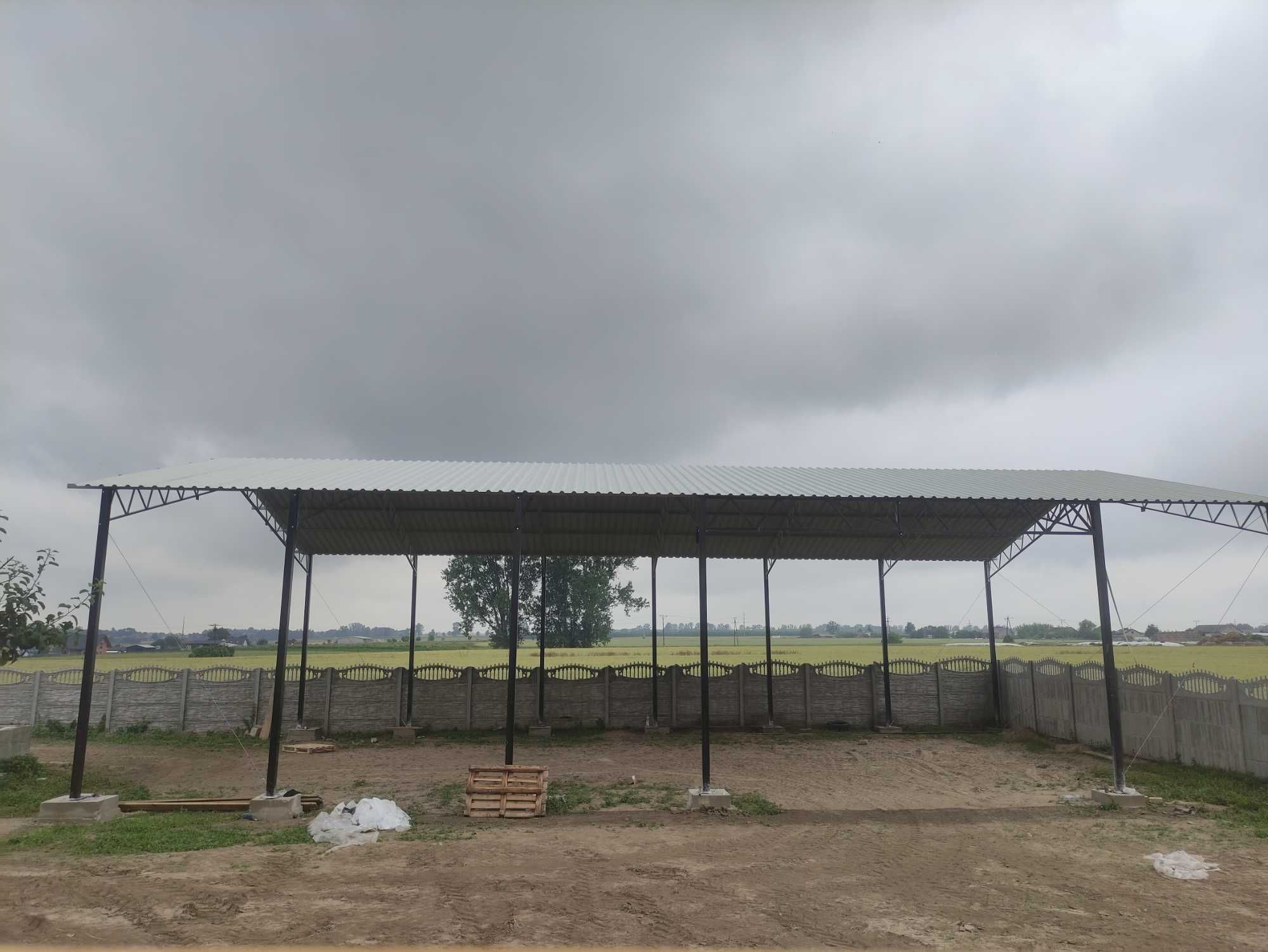 Konstrukcja ocynkowana NOWA - 10m x14 m Wiata Rolna Garaż Hala Magazyn