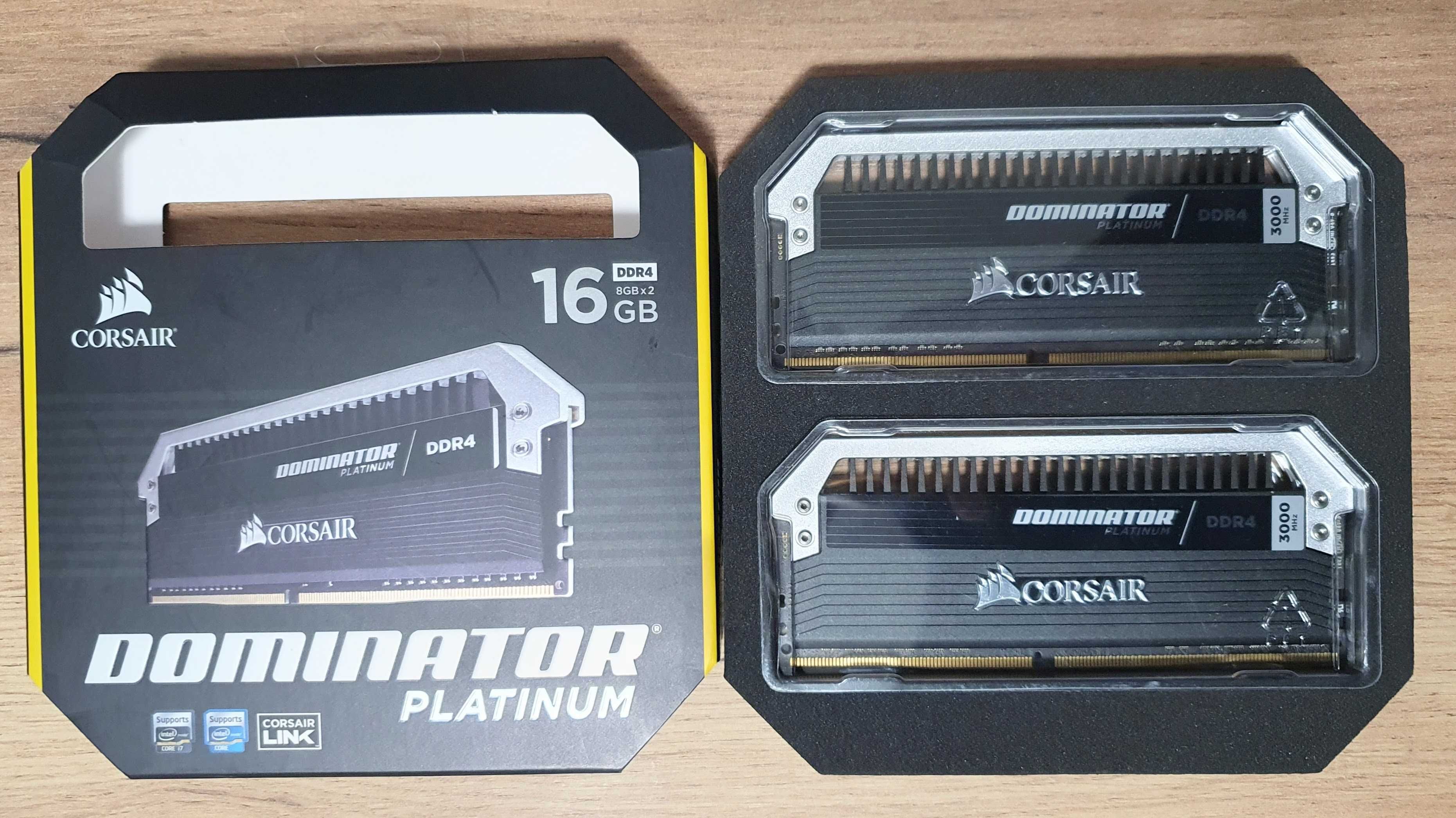 Pamięć RAM Corsair Dominator Platinum 2x8GB DDR4 3000MHz C15
