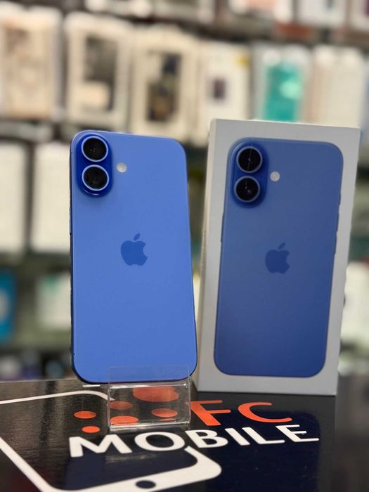 Iphone 16 128gb Ultramarine,bez rat. Drobna wada. Super cena.CH Domino