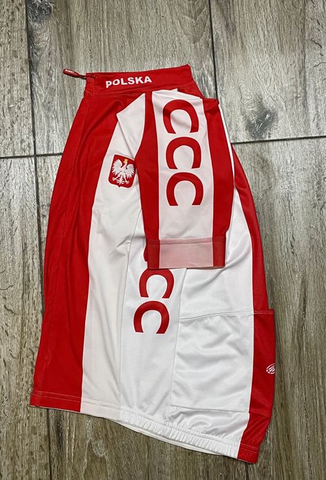 Unisex Koszulka Kolarska TEAM CCC Kadry Polski QUEST r. M