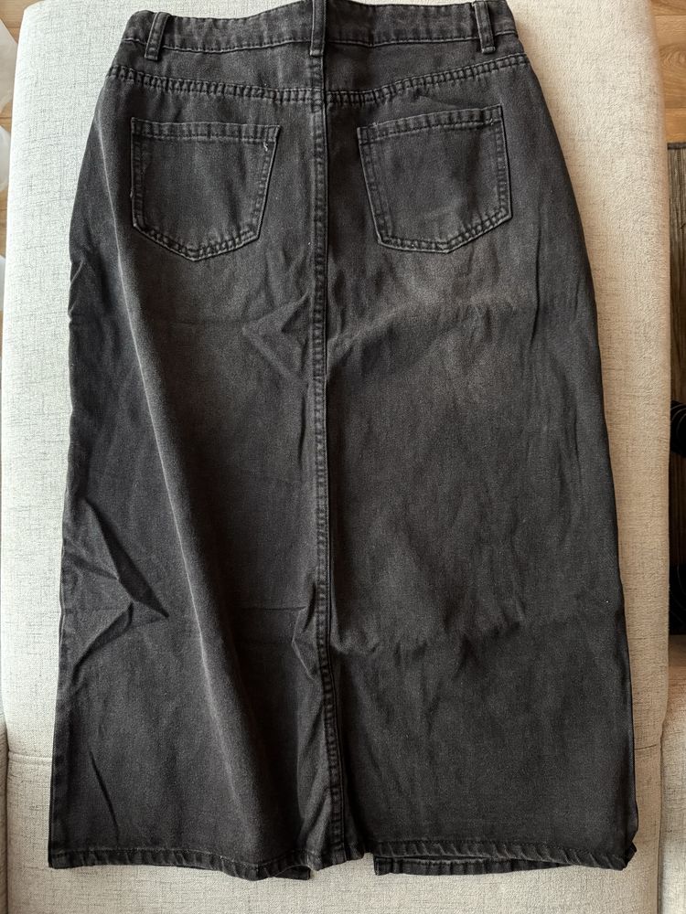 Spodnica midi jeans M - stan idealny