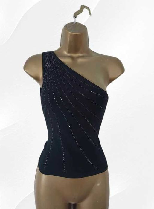 Vintage top na jedno ramię 34/36