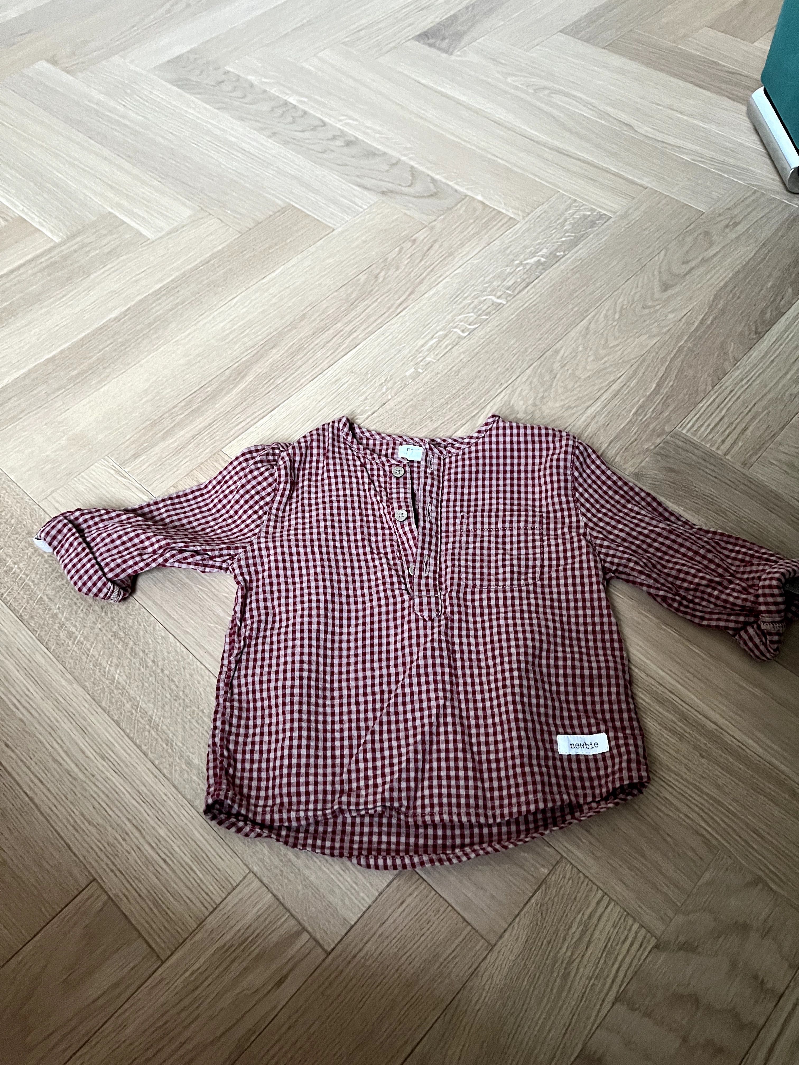 Newbie koszula świąteczna rozm. 80
