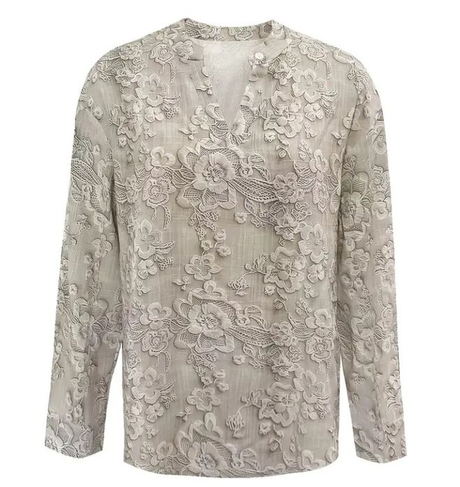 Bluzka damska odcienie szarości i bieli rozmiar 46