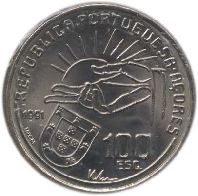 Antero de Quental - - - 100$00 - 1991 - - - - - Moeda