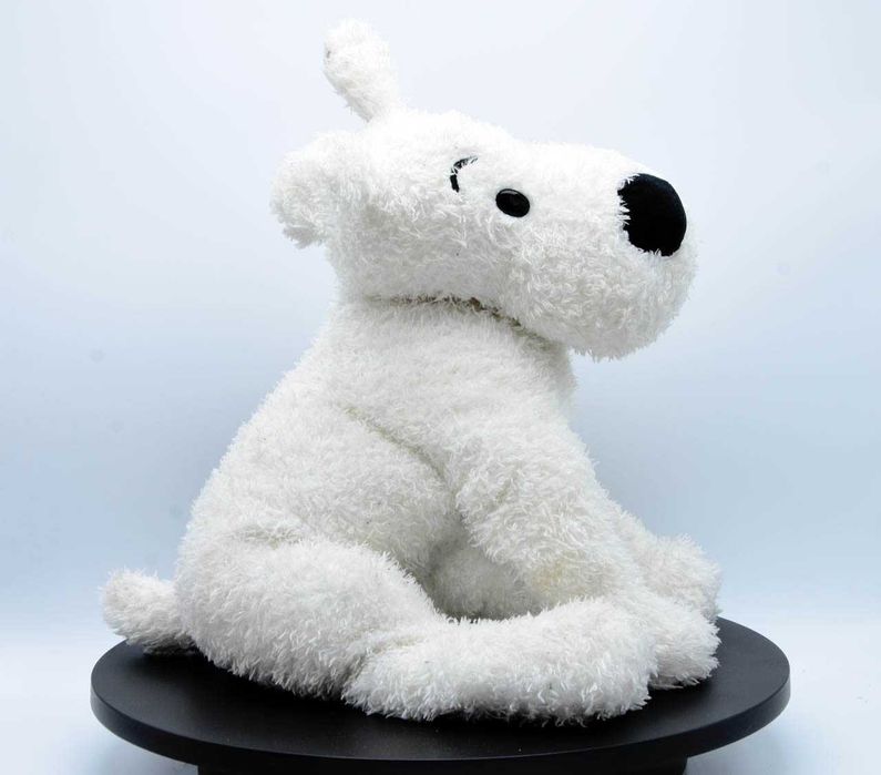 Tintin Milou original de 55cm com tamanho real de um cão como novo