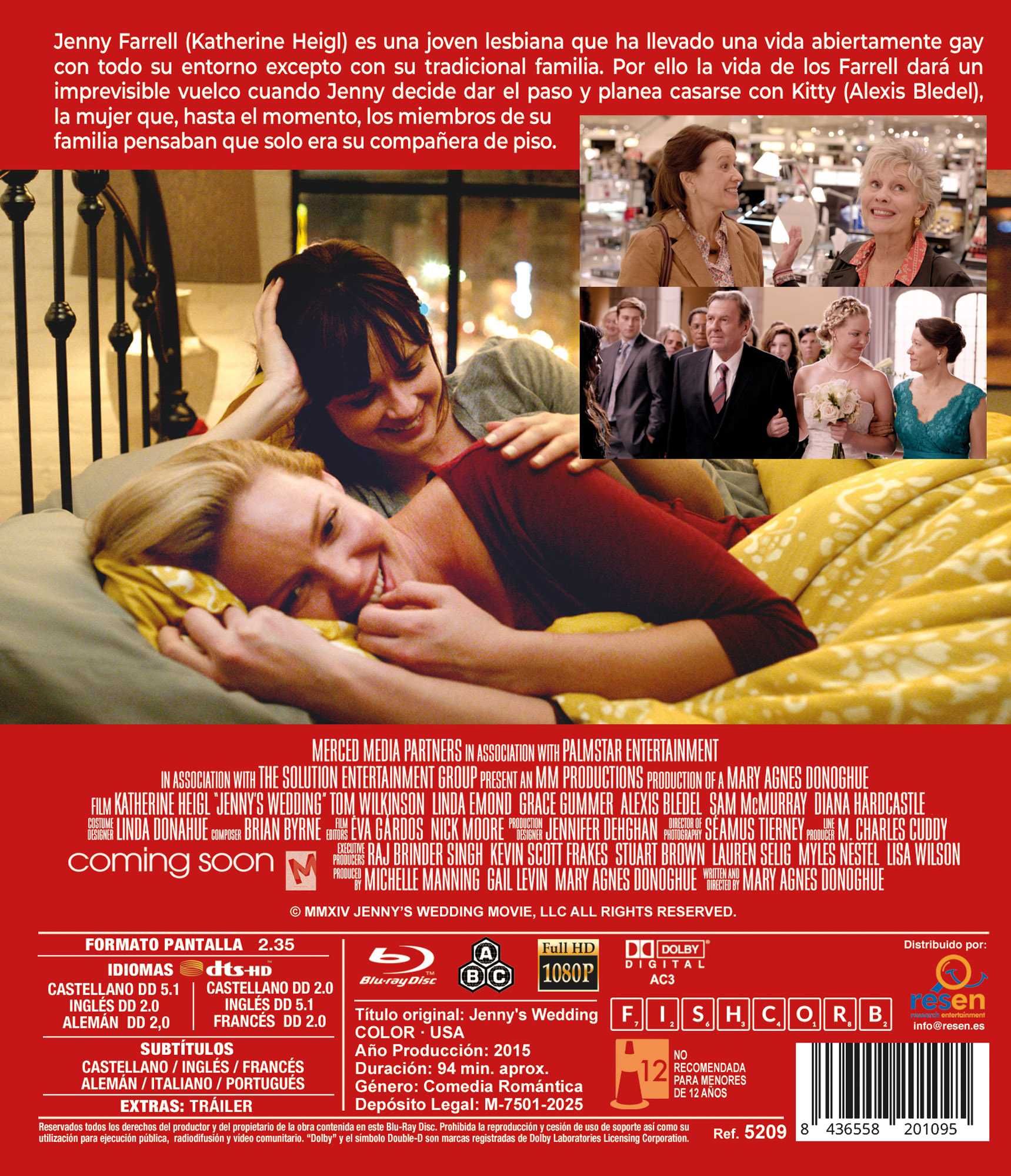 La Boda De Jenny/Jenny's Wedding (Blu-Ray)-Importado
