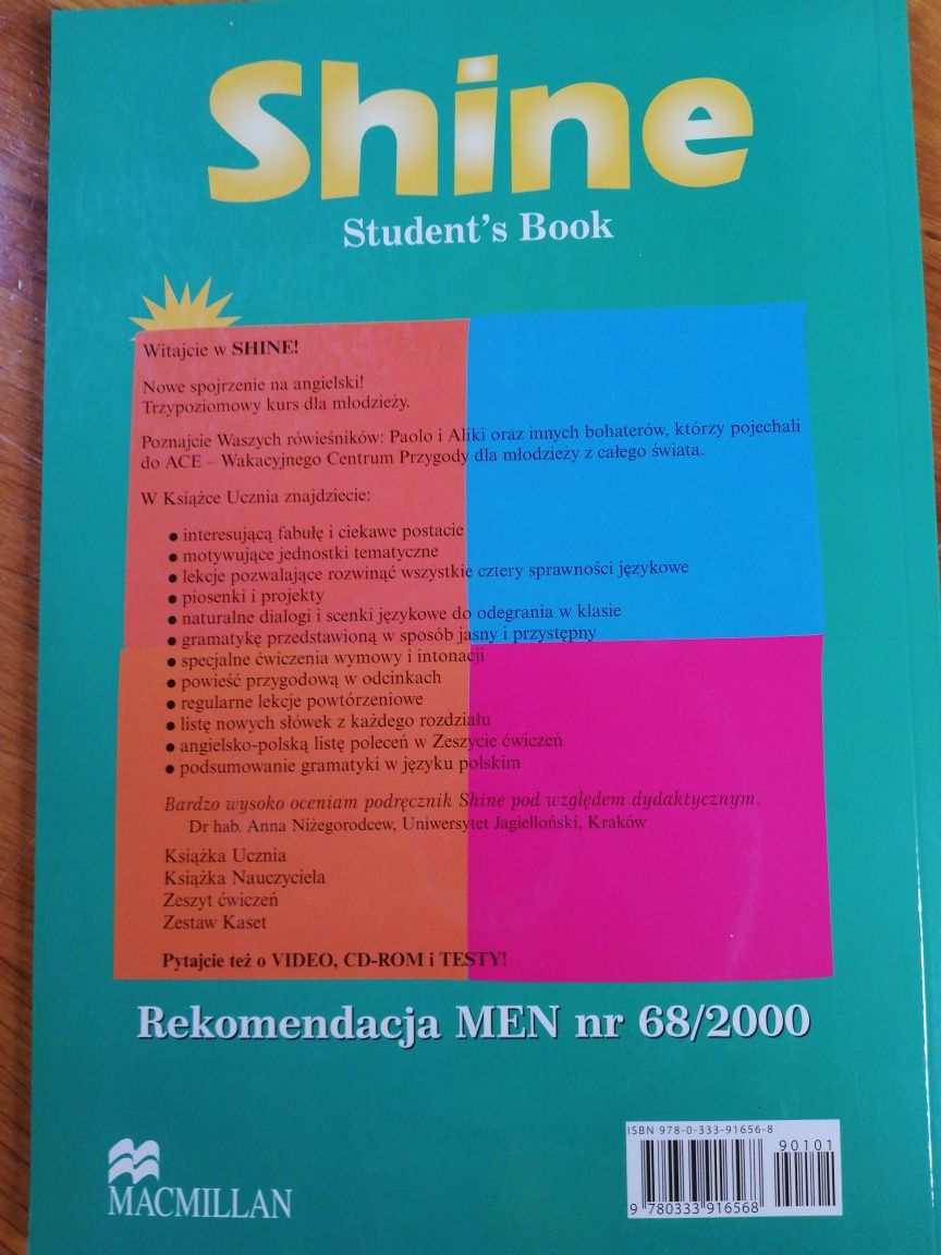 Shine 3 podręcznik do języka angielskiego