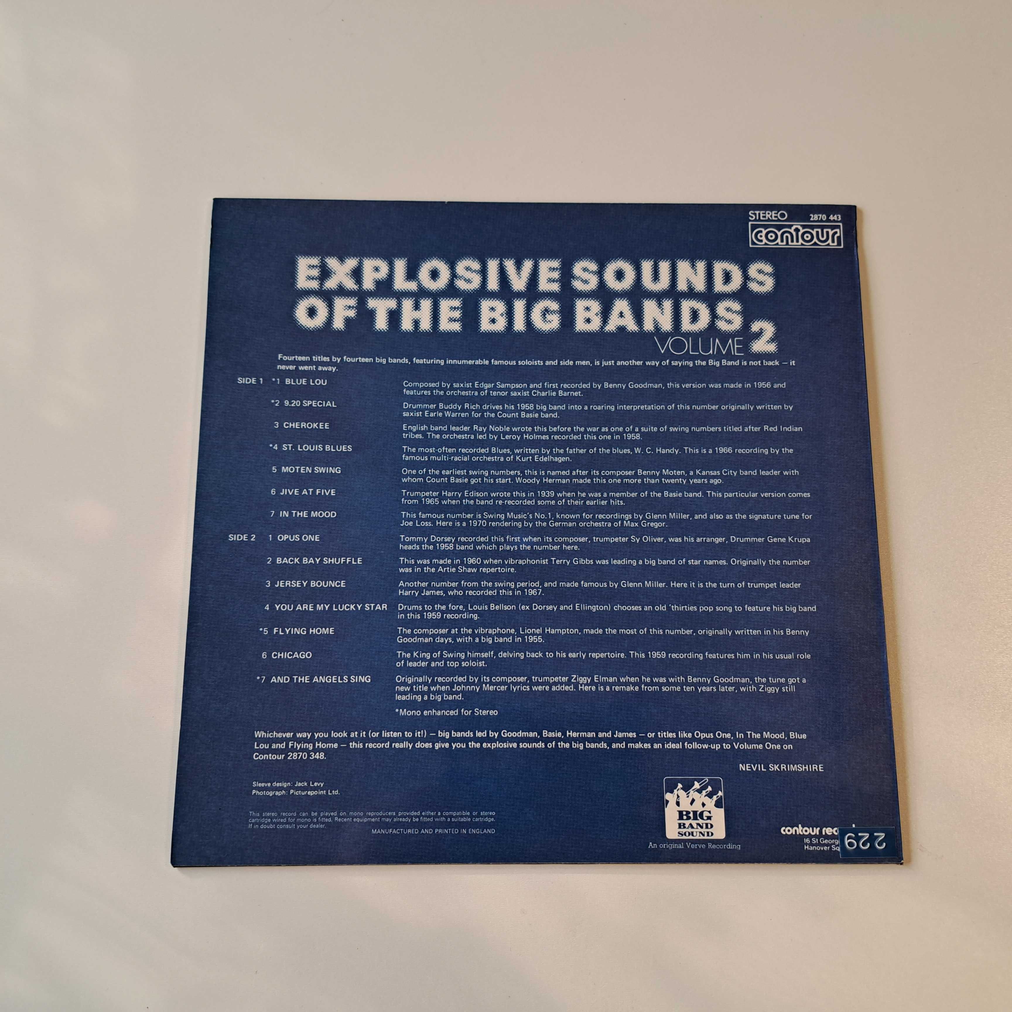 Płyta winylowa Explosive Sound of The Big Bands 2