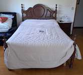 cuarto completo cama + 2 mesas de cabeceira  + comoda + espelho