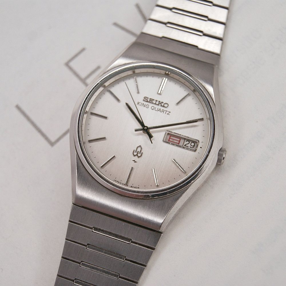 Vintage zegarek Seiko King Quartz z 10.1977