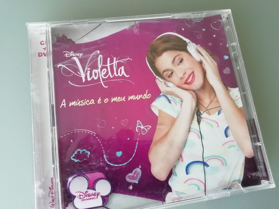 Cd + DVD Violetta Duplo!! - Disney Usado em muito bom estado!*