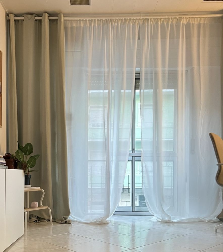 Conjunto de dois cortinados