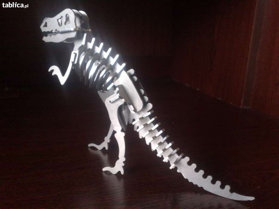 Dinozaur Puzle 3D Metal TYRANOSAUR Super Prezent na Święta dla Niego