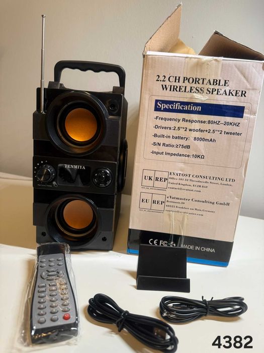 Bezprzewodowy głośnik, radio nowe (4382-15)