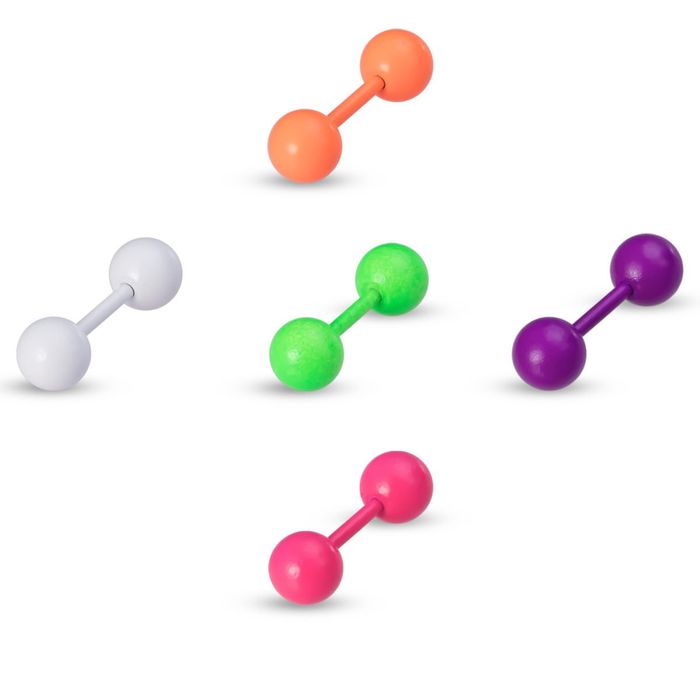 Набір різнокольорових сережок для вуха