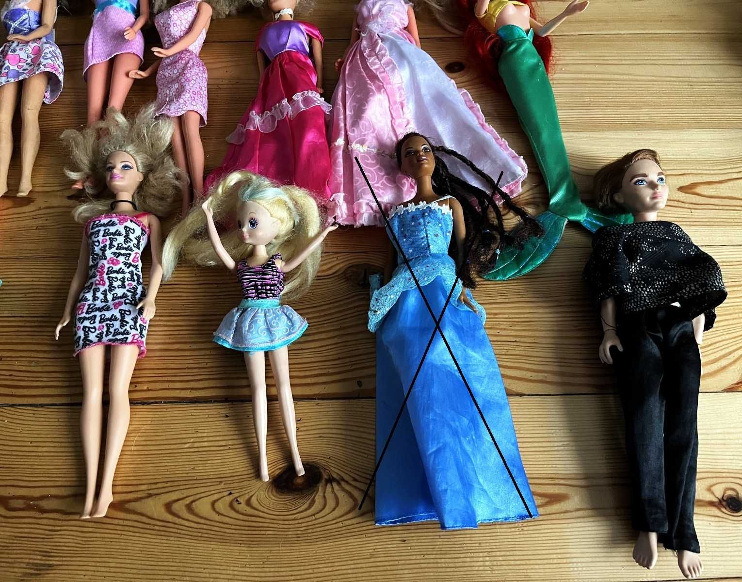 Lalka Lalki Barbie Ken 12 szt +2 dzidziusie
