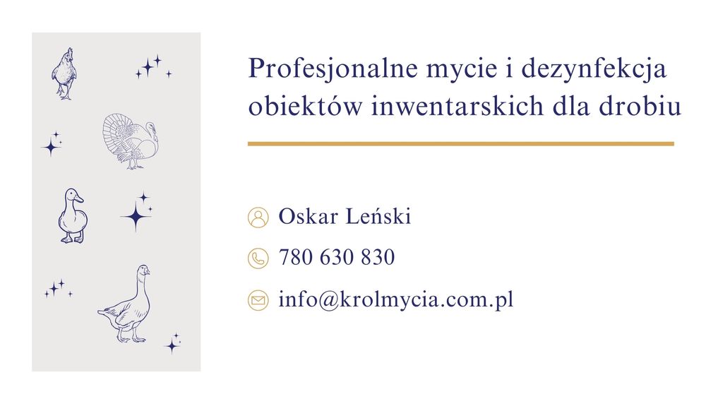 Mycie kurników | Profesjonalne mycie obiektów inwentarskich dla drobiu