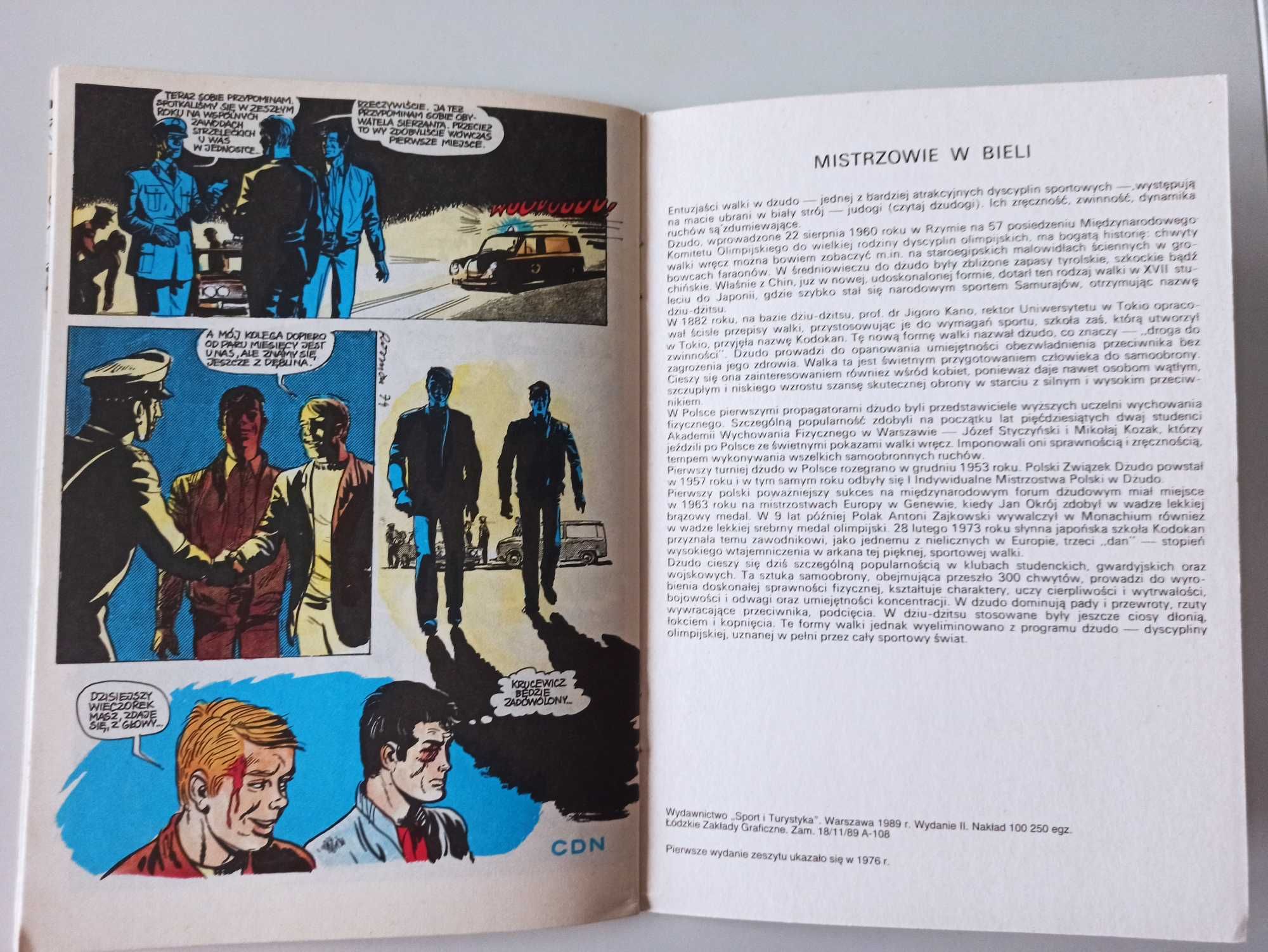 Pilot Śmigłowca - Zejście z trasy komiks II wydanie 1989