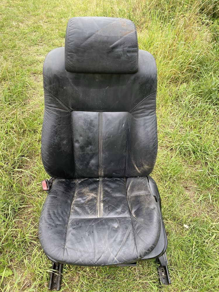 BMW e39 fotele przod, elektryczne, komforty, czarna skóra