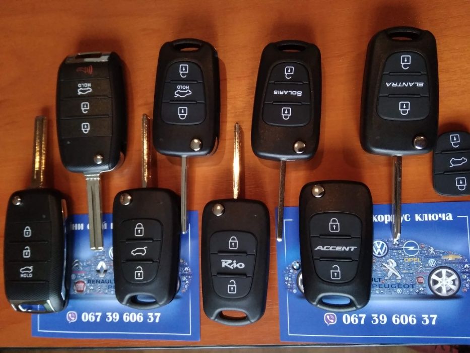 Корпус ключа Peugeot Пежо, Citroen Ситроен, Фіат Fiat, Опель Opel