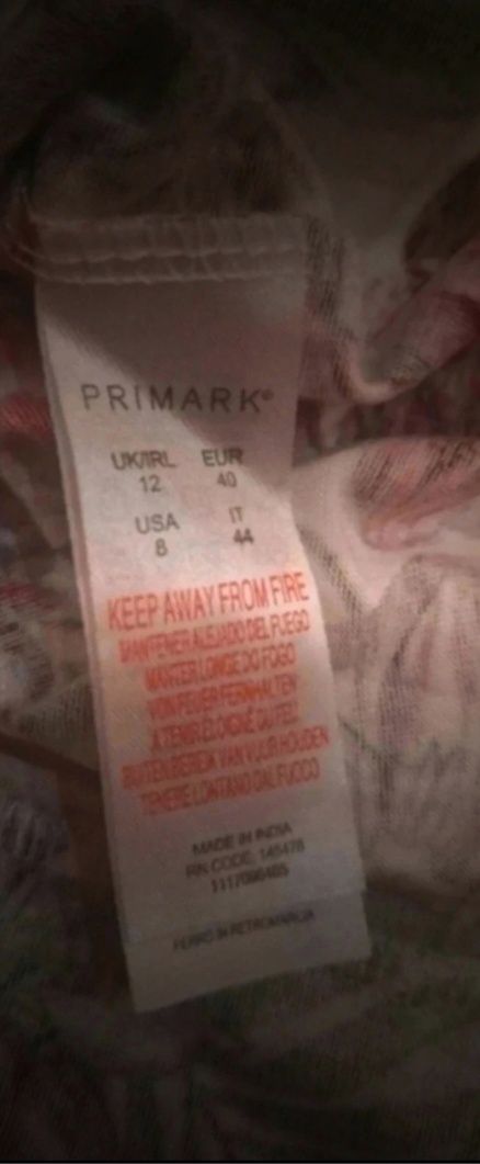 Długa sukienka maxi 100 % wiskoza Primark rozmiar L 40