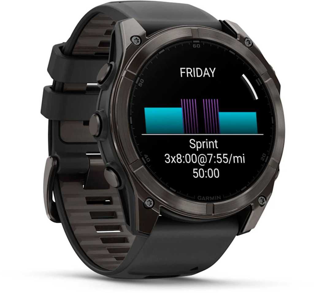 Garmin Fenix 8 47mm AMOLED Sapphire Carbon Gray DLC Titanium