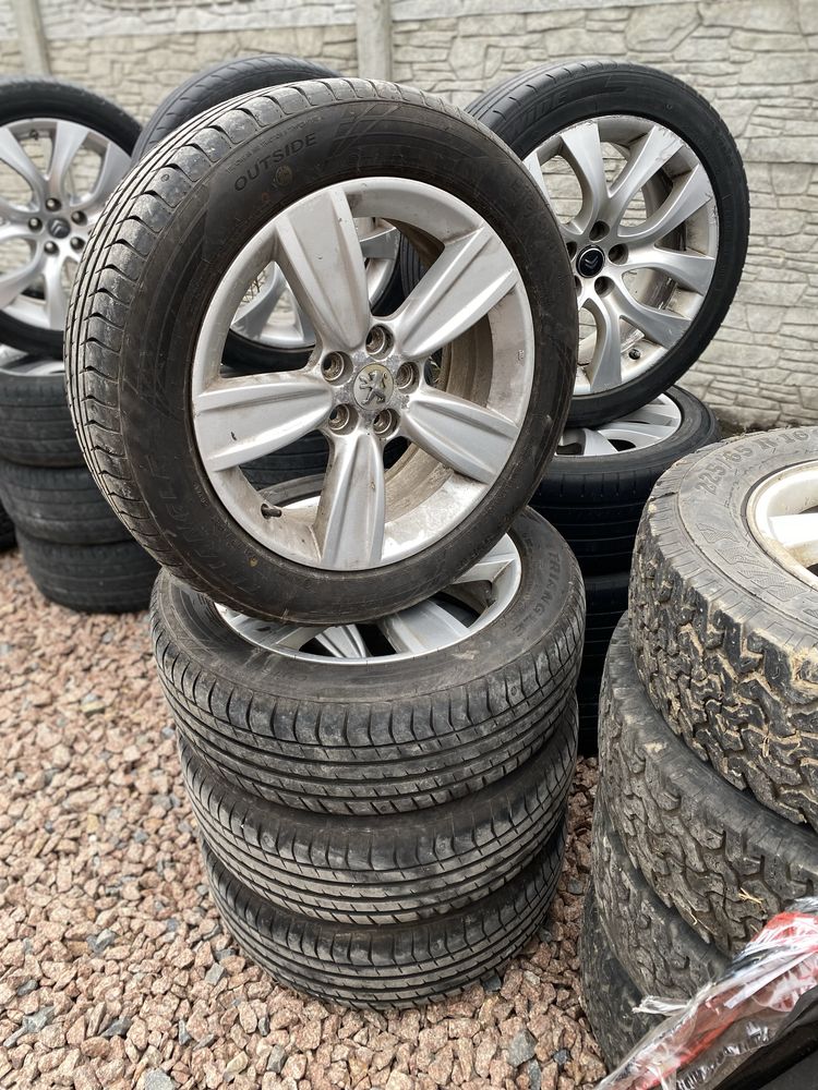 Комплект легкосплавних дисків 5;108 225/55 r18 ,з новою резиною