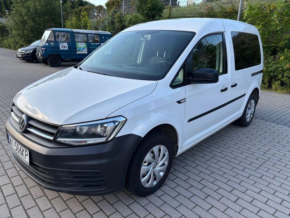 Volkswagen Caddy 1 wł, krajowy , xenon, hak, serwis, bezwypadkowy