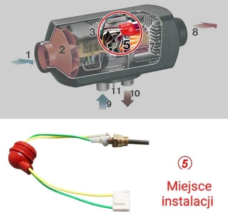 Świeca żarowa chińskie Webasto Ebersprecher