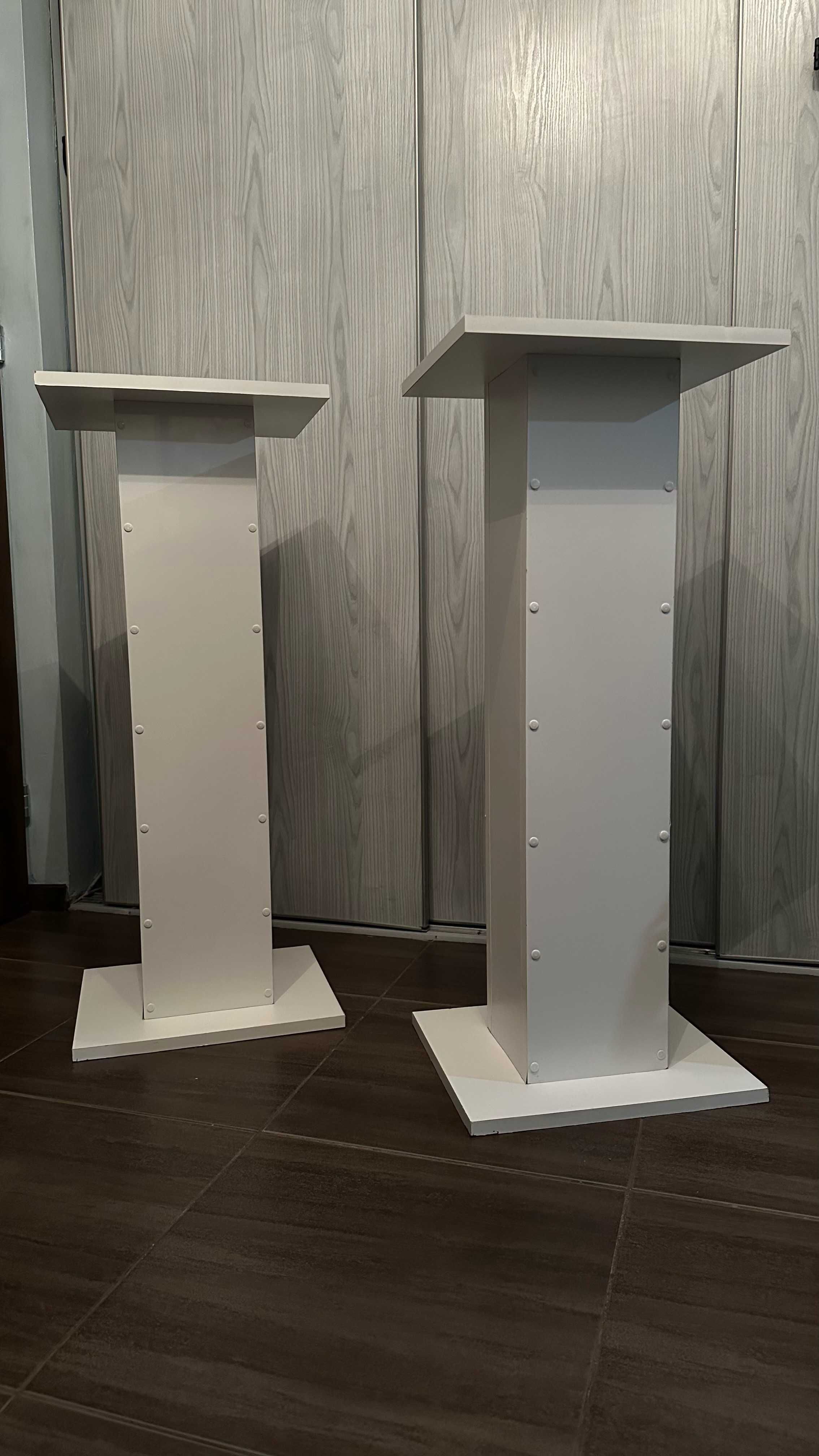 STATYWY pod głośniki białe