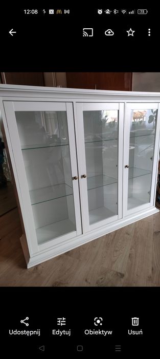 Gablota witryna przepiękna stylowa