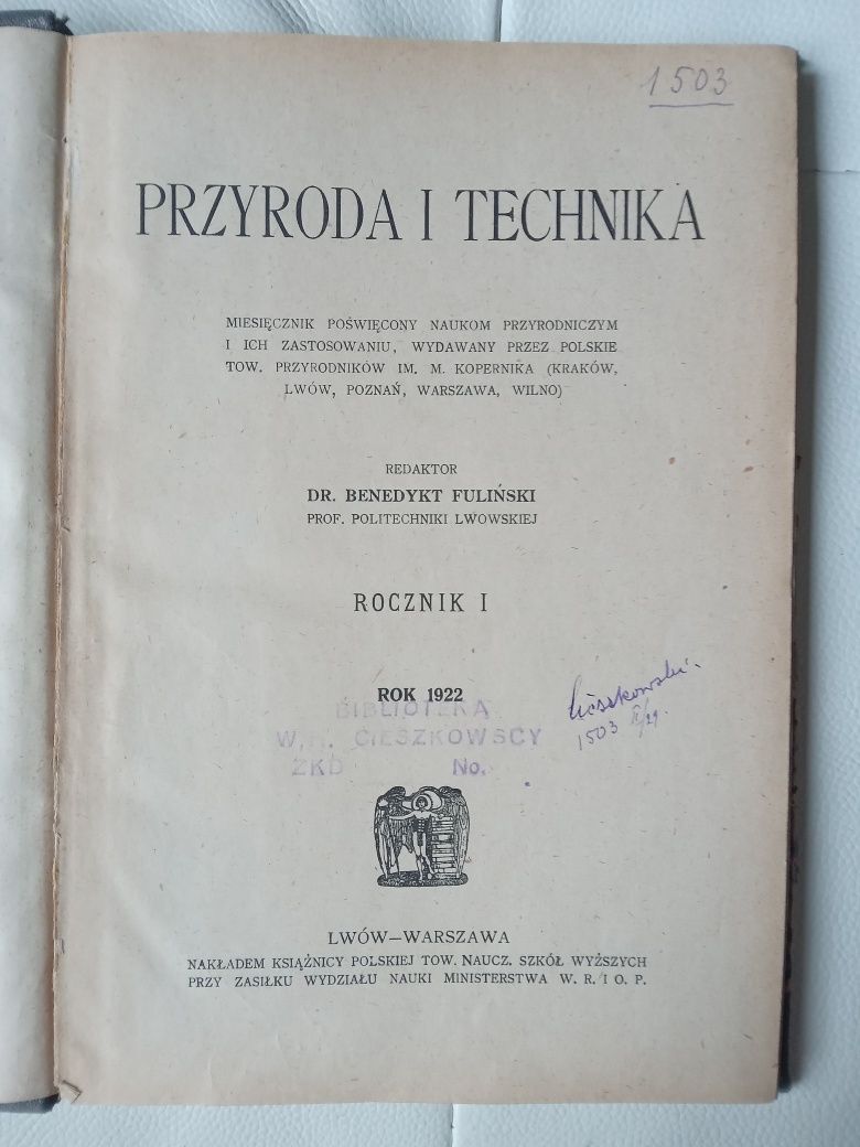 Przyroda i technika rocznik