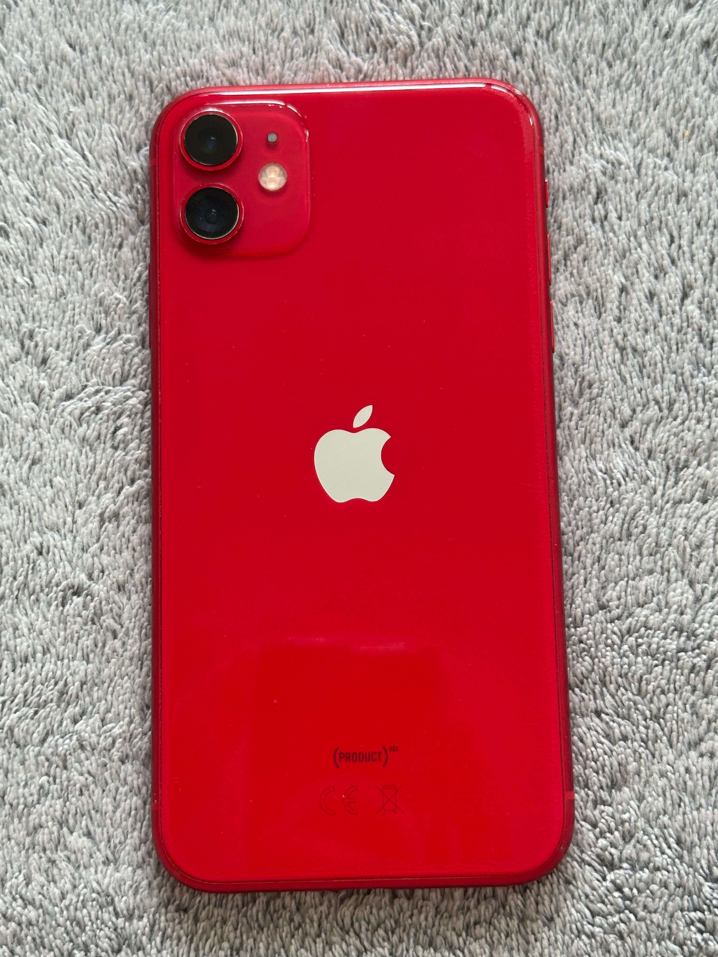 iPhone 11 64GB Red | НОВА батарея 100% | Чохли + коробка