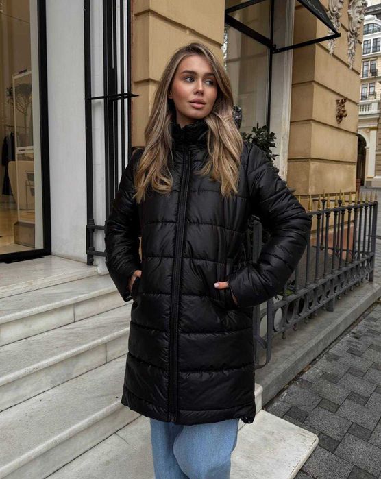 Куртка жіноча зимова двохстороння лео плащівка силікон 200