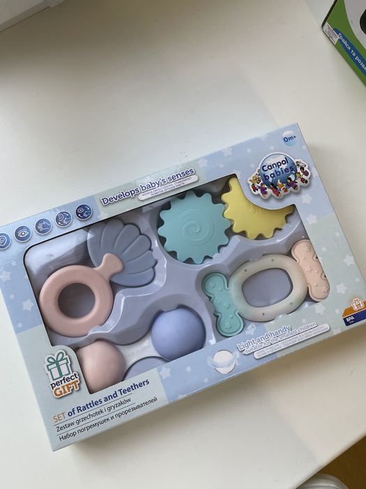 Набір брязкалець та гризунців canpol babies, добрий жук