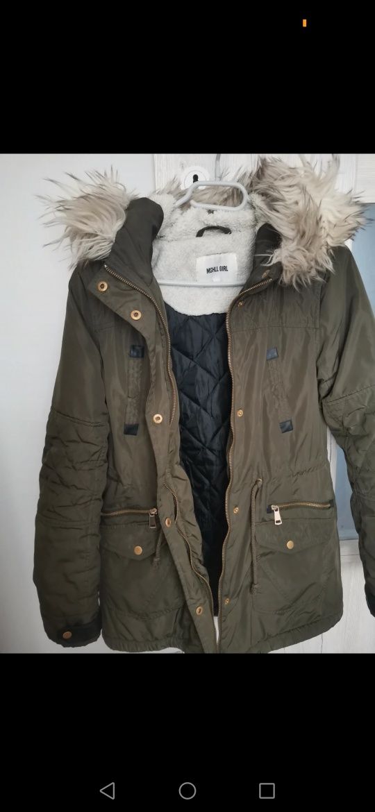 Kurtka parka khaki 36