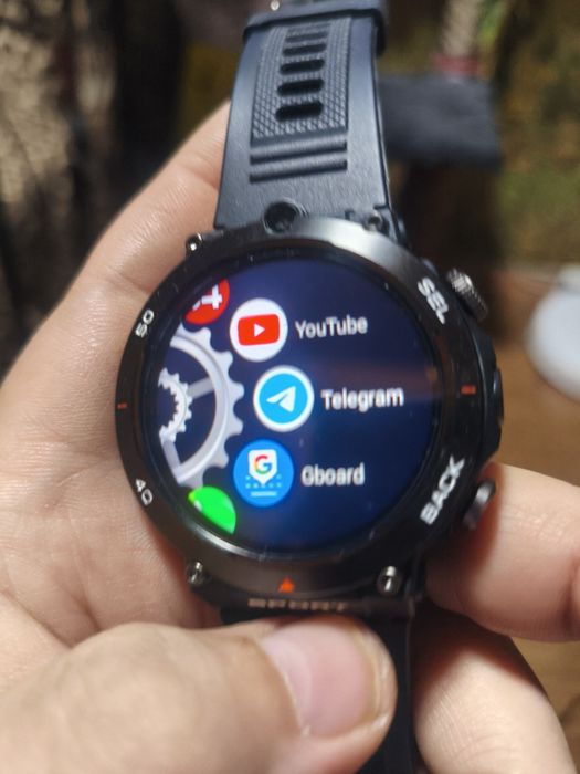 Тактические смарт часы с SIM, Android 13, 6/128 Gb. NFC