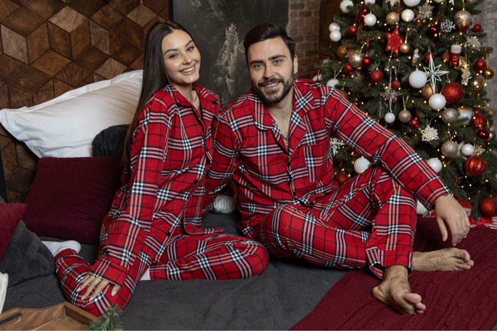 Фланелева піжама жіноча унісекс