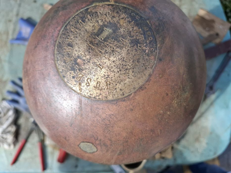 Peça antiga de cobre muito decorativa para restaurantes ou zona rural