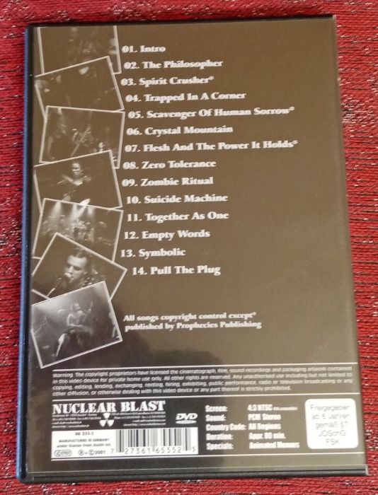 DEATH Live in L.A. (Death & Raw) [DVD Edição Limitada, coleccionável)
