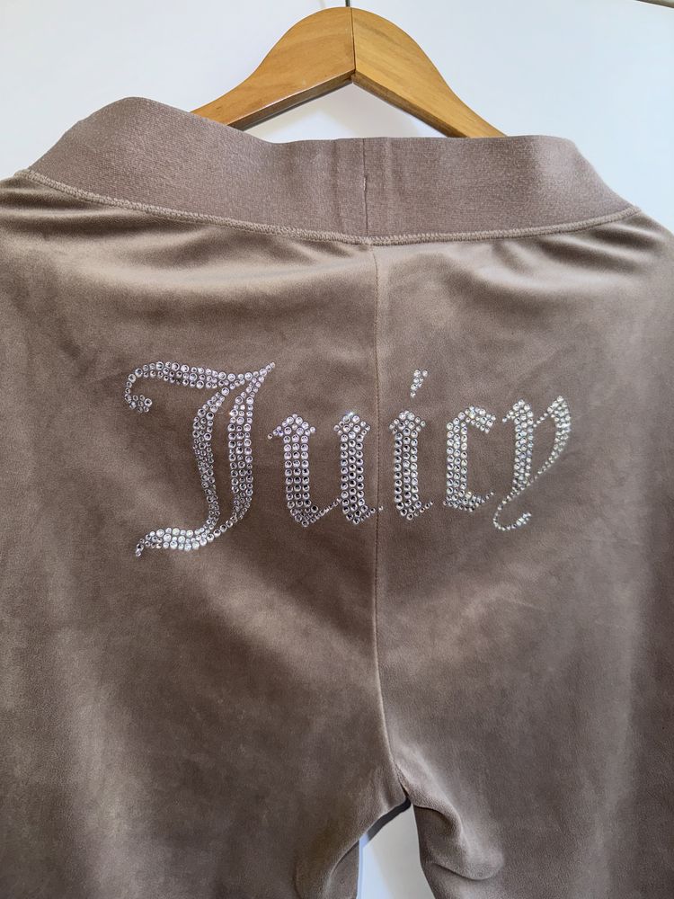 Штани Jiucy Couture з надписом зі стразами Велюрові Джусі Оригінал