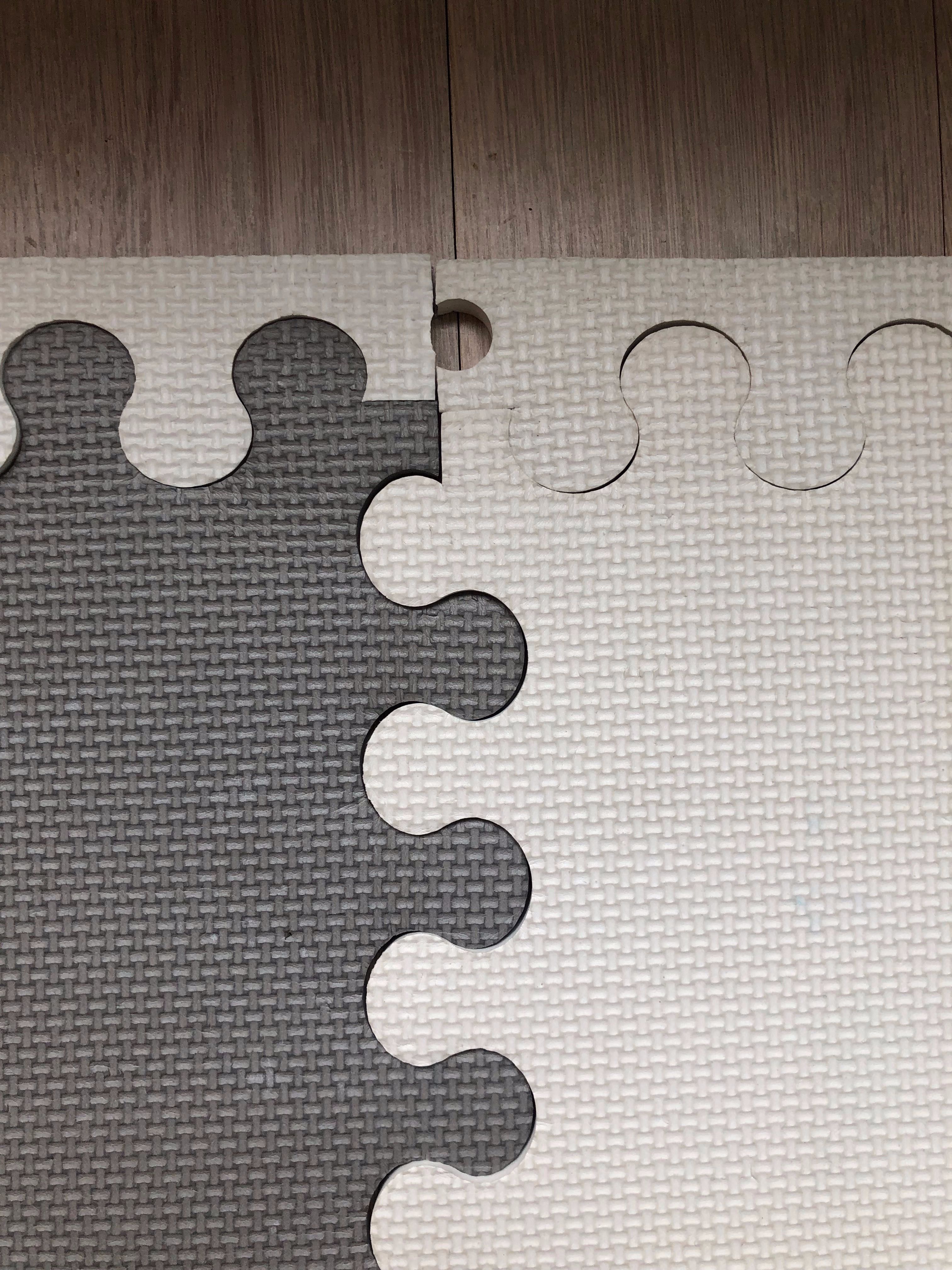 Mata piankowa puzzle 9 kwadratów z krawędziami, 156x156