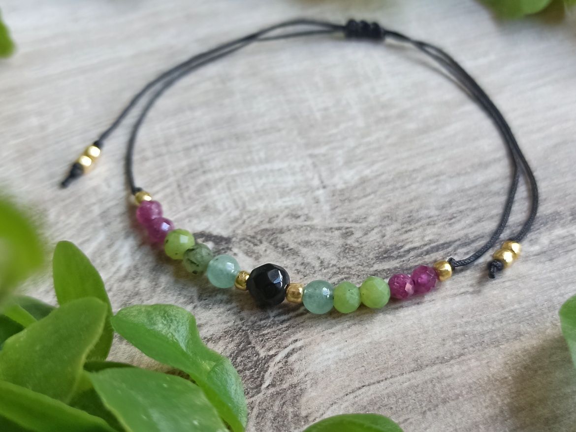 Rak bransoletka na szczęście, kamienie amulet