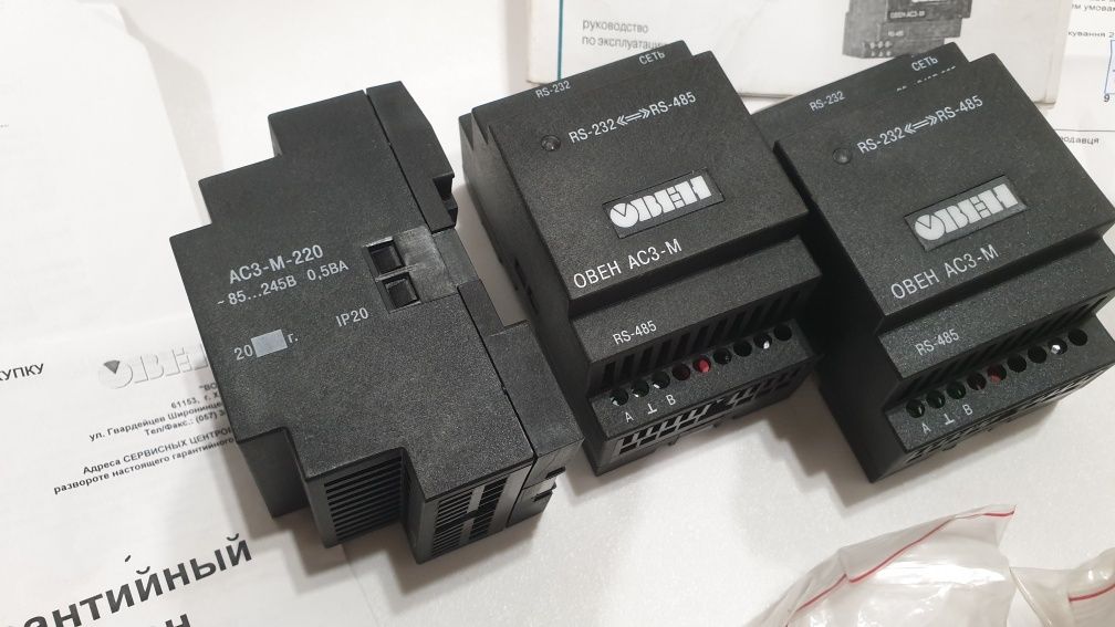 Овен АС3-М  преобразователь интерфейсов RS-232/RS-485