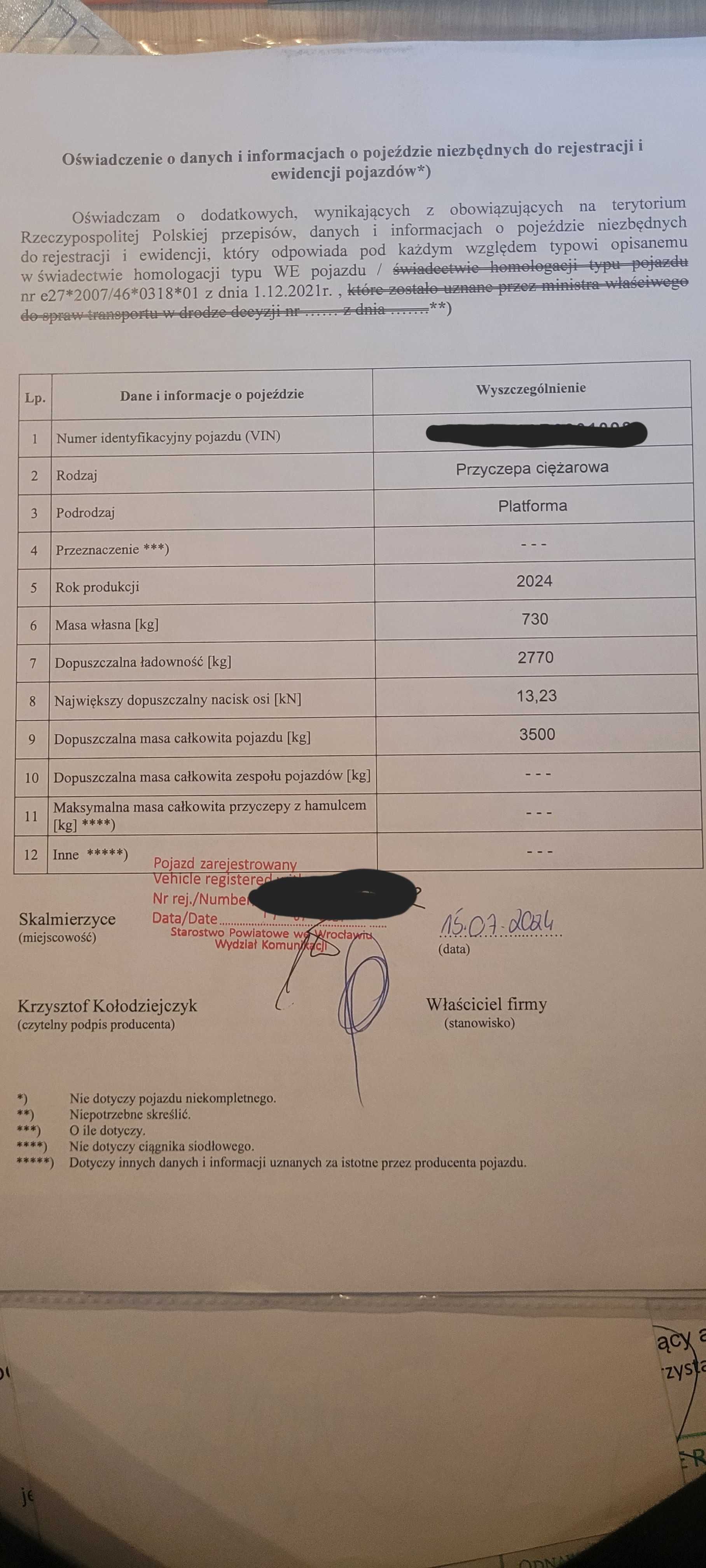 Platforma pod Tiny House 6x2,5m – idealna baza pod zabudowę!