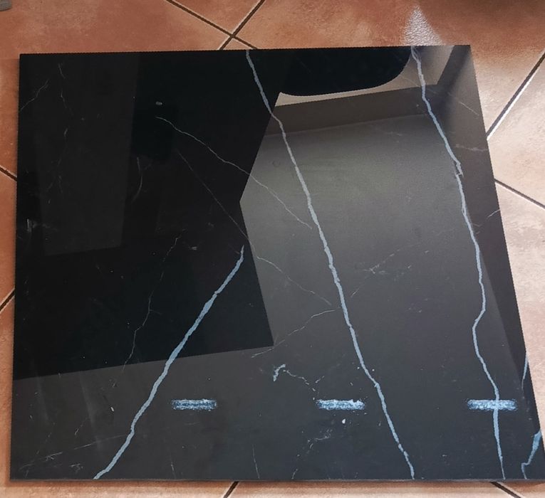 Płytki jak marmur Tubądzin Black Pulpis Zień 60x60 gres czarny 1 Gat.