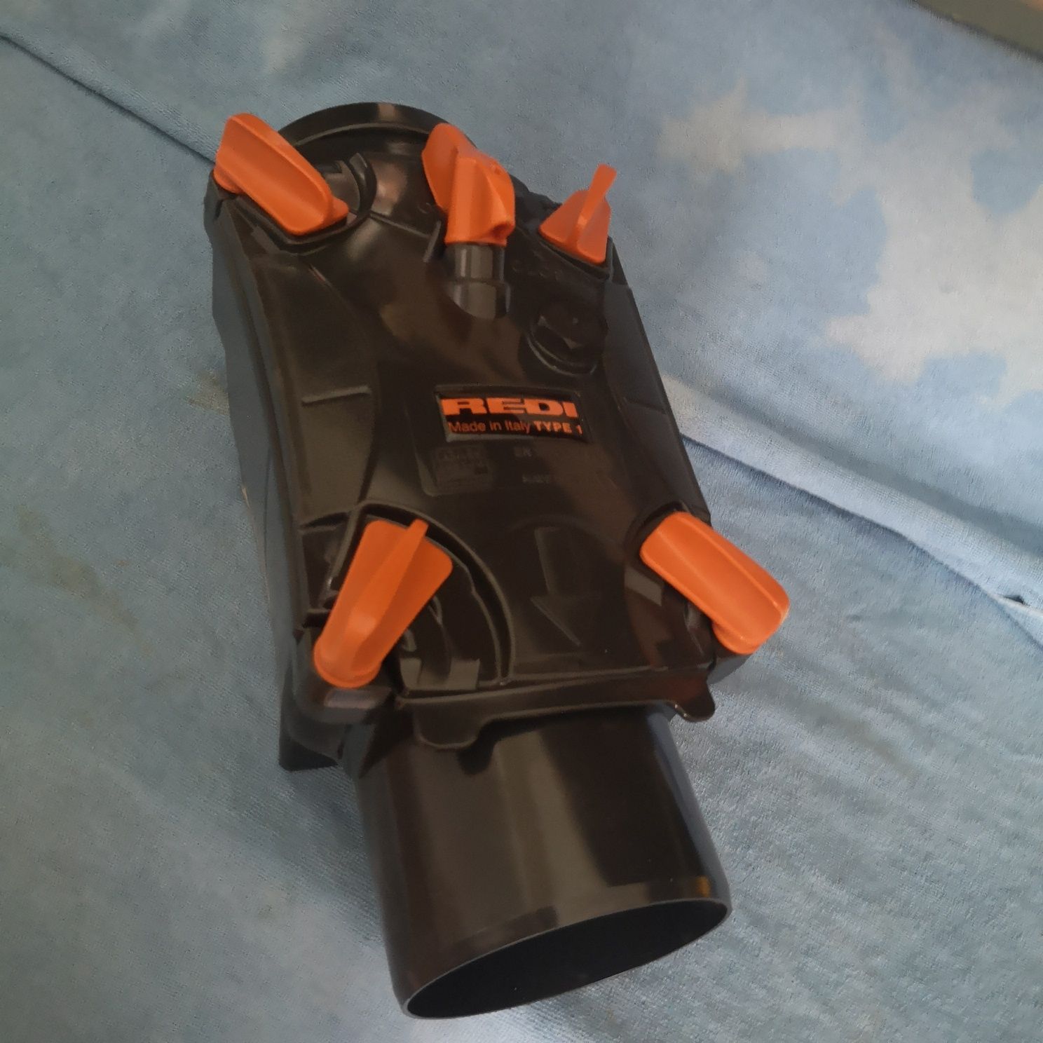 Válvula de retenção para esgoto Ottima 110 mm com fecho de segurança 1