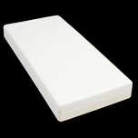 Materac Piankowy 90x200x10cm Dwustronny z Pokrowcem Antyalergiczny